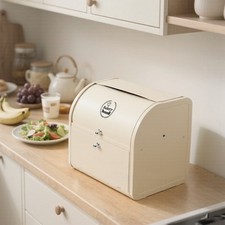 Metal Bread Bin Double Layer