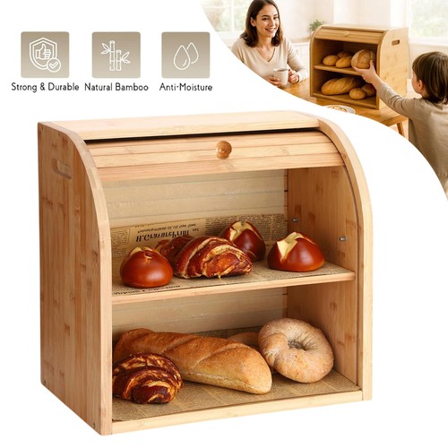 Layer bamboo bread - bamboo, bin