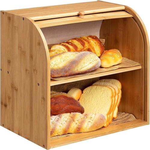 Bread bin tiers double - tiers,