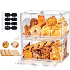 Wuciray Large Clear Bread Bin