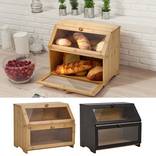Tier bamboo bread - bread, bin